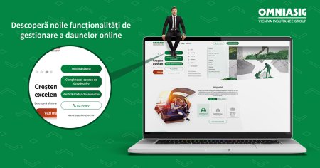 OMNIASIG lanseaza noi functionalitati de gestionare a daunelor online, pentru  politele CASCO, RCA si PAD