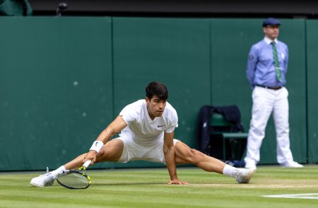 Carlos Alcaraz face <span style='background:#EDF514'>PASUL</span> in finala de la Wimbledon. A doua consecutiva pentru spaniol