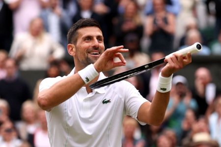 <span style='background:#EDF514'>NOVAK</span> Djokovic - Carlos Alcaraz e finala de la Wimbledon 2024! Gluma facuta de sarb, imediat dupa victoria cu Musetti