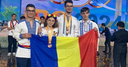 Echipa Romaniei, medaliata la Olimpiada Internationala de Biologie din Kazahstan: doua medalii de <span style='background:#EDF514'>BRONZ</span> si o mentiune