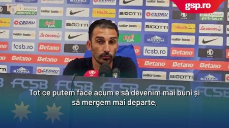 Elias Charalambous, conferinta de presa dupa FCSB - U Cluj: Stiu ca puteam mai mult azi, o vom face in meciurile urmatoare + Ce zice de schimbarea lui Stefanescu