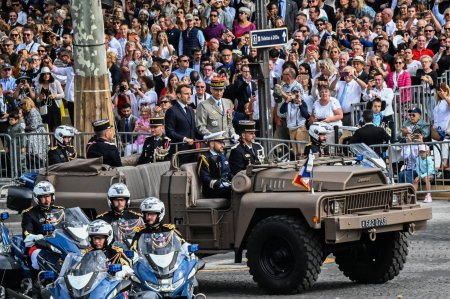 Franta celebreaza astazi <span style='background:#EDF514'>ZIUA NATIONALA</span>. Parada militara, perturbata de organizarea Jocurilor Olimpice