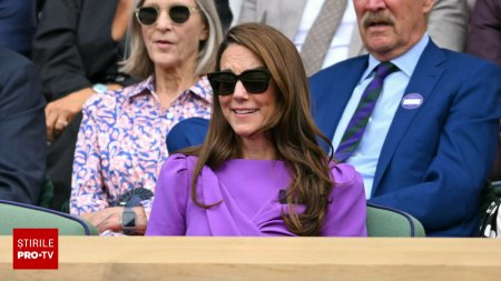 Kate Middleton, o noua aparitie publica. Cum s-a afisat prin<span style='background:#EDF514'>TESA</span> de Wales la finala masculina de simplu de la Wimbledon