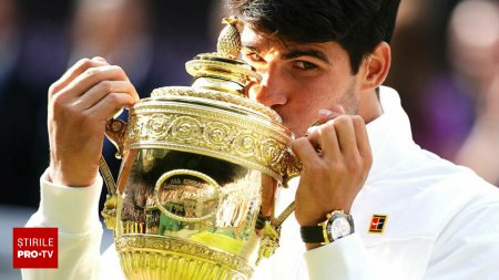 <span style='background:#EDF514'>CARLO</span>s Alcaraz, campion la Wimbledon. Spaniolul a cucerit turneul al doilea an consecutiv