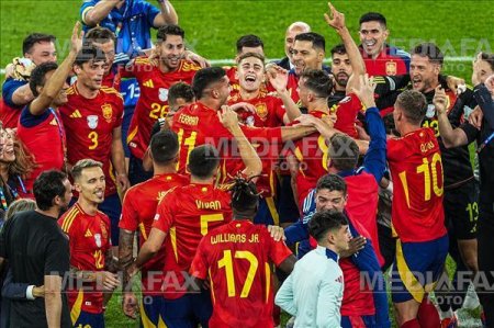 Spania a castigat EURO 2024, al 4-lea titlu continental din istorie. La Roja a rapus Anglia cu 2-1 in finala de la Berlin / Ibericii au atacat mai mult si mai eficient in repriza secunda si au dat lovitura pe final