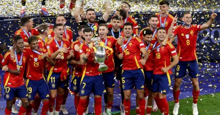 Spania, campioana-record. Cati bani primesc ibericii pentru ca au castigat <span style='background:#EDF514'>EURO2</span>024