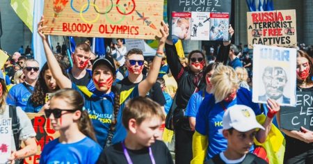 Jocurile Olimpice 2024. <span style='background:#EDF514'>MARS</span> la Paris pentru sportivii ucraineni care au murit de la inceputul invaziei lui Putin FOTO