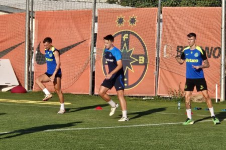 Noul transfer de la FCSB, primul antrenament in tricoul campioanei, inaintea returului cu Virtus din Liga Campionilor