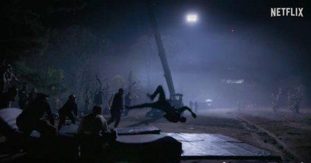 <span style='background:#EDF514'>NETFLI</span>x dezvaluie imagini din culisele celui de-al cincilea sezon al serialului Stranger Things VIDEO