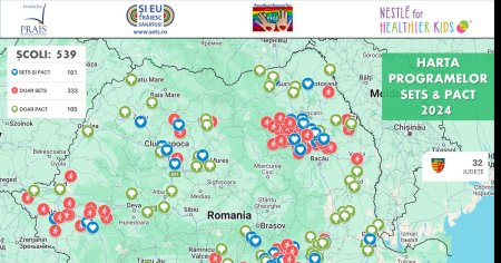 Elevi din 539 de scoli cu ciclu primar din 32 de judete au participat la proiectele nationale <span style='background:#EDF514'>EDUCATIONAL</span>e care promoveaza stilul de viata sanatos si grija fata de natura