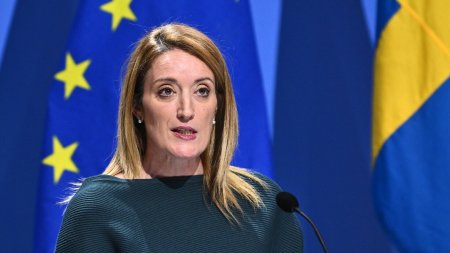 Roberta Metsola a fost realeasa presedinta a Parlamentului European pentru doi ani si jumatate