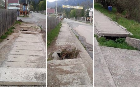 <span style='background:#EDF514'>DESPAGUBI</span>ri de mii de euro obtinute de romani accidentati grav mergand pe trotuar. Cazul femeii care s-a nenorocit la o plimbare prin Durau  