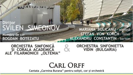 Tenorul STEFAN von KORCH revine la Craiova in Carmina Burana, pe 19 iulie in cadrul Craiova Summer Fest, chiar inaintea de a debuta in aceeasi lucrare la Palermo