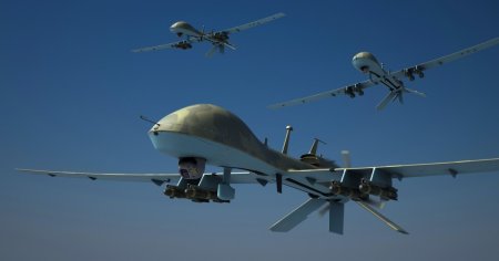 Rusia sustine ca a doborat 33 de drone aeriene si 10 drone marine lansate de ucraineni spre Crimeea