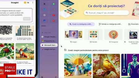 Microsoft a lansat o aplicatie de generat imagini prin AI. Este disponibila pe iOS si <span style='background:#EDF514'>ANDROID</span>