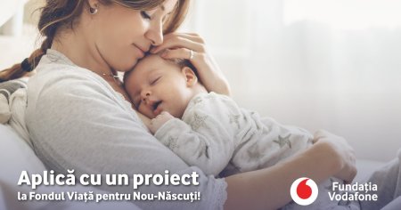 Fundatia Vodafone investeste inca 1.750.000 de lei in dotarea unitatilor de neonatologie din Romania