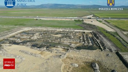 O firma din Bulgaria, care lucreaza la autostrada Ploiesti-Buzau, anchetata pentru ca nu a platit redevente pe pamant