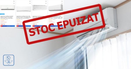 Romanii au epuizat stocurile de aparate de aer conditionat din magazine