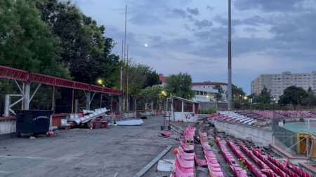 Imagini dezolante de la stadionul din Stefan cel mare » Arena <span style='background:#EDF514'>CAINILOR</span> se transforma intr-o adevarata ruina