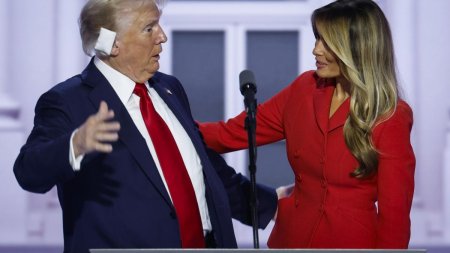 Aparitia rara a Melaniei la discursul lui Trump. Face doar ce vrea ea, este extrem de independenta