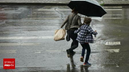 Canicula si furtuni in sudul Romaniei. Judetele sub cod galben sau portocaliu. HARTA