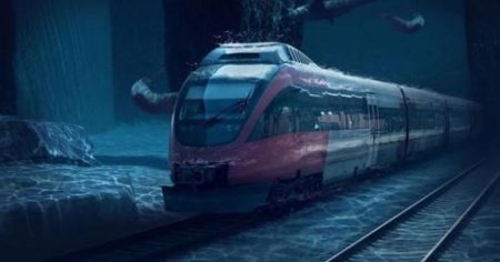 Planul ambitios care ar <span style='background:#EDF514'>REVOLUTION</span>a transporturile: China vrea sa construiasca o cale ferata subacvatica catre SUA FOTO