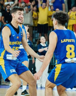 Romania a promovat in Divizia A a FIBA U20 EuroBasket