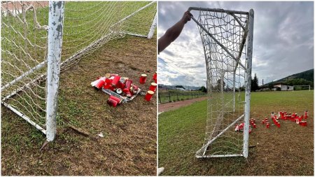 <span style='background:#EDF514'>TRAGEDIE</span> in Suceava: Un copil de 8 ani a murit dupa ce o poarta metalica a cazut peste el