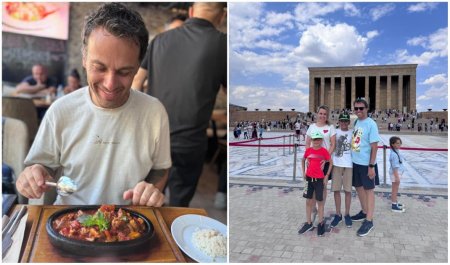 Chef Stefan Popescu, alaturi de familie, intr-un circuit spectaculos al Turciei, planificat de sotia sa: O experienta unica