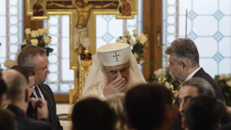 Ciuca si Ciolacu au mers la Patriarhul Daniel, inainte de sedinta de Coalitie despre deficit si masuri economice