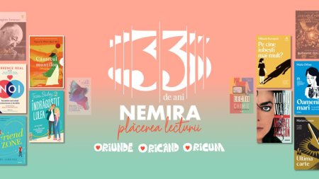 Nemira, 33 de ani de #<span style='background:#EDF514'>PLACE</span>reaLecturii: viziune editoriala, echipa, inovatie si comunitate