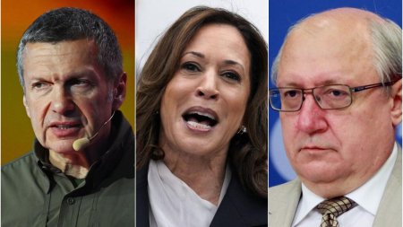 Propagandistii Kremlinului au luat-o la ochi pe Kamala Harris. Val de insulte la TV si pe retelele sociale