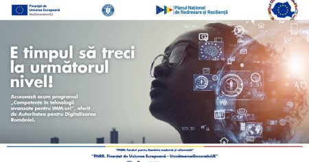 Cursuri de perfectionare in <span style='background:#EDF514'>TEHNOLOGII</span> avansate pentru IMM-uri, lansate de Autoritatea pentru Digitalizarea Romaniei