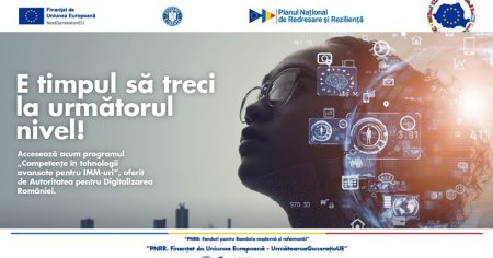 Cursuri de perfectionare in tehnologii avansate pentru IMM-uri, lansate de Autoritatea pentru <span style='background:#EDF514'>DIGITALIZAREA</span> Romaniei