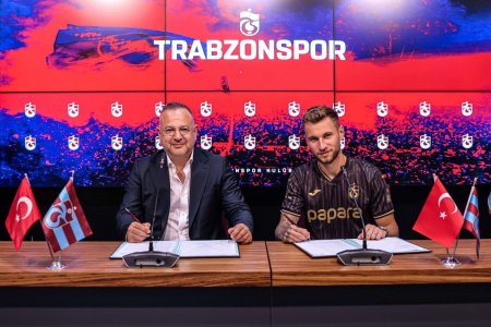 Denis Dragus a fost prezentat oficial la Trabzonspor » Primele declaratii in tricoul turcilor si numarul neobisnuit pe care il va purta