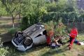 Un barbat a murit, iar altul a fost ranit in urma unui accident intre doua masini si un TIR, in Cluj