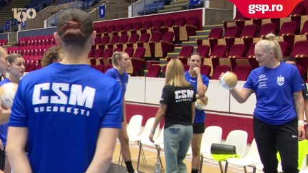 CSM Bucuresti se pregateste de Liga Campionilor alaturi de noua antrenoare, <span style='background:#EDF514'>HELLE THOMSEN</span>