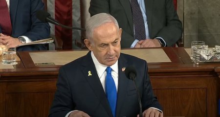 Benjamin Netanyahu, discurs in Congresul SUA: manifestantii pro-palestinieni sunt idioti utili ai Iranului. Apel la unitate in fata axei terorii