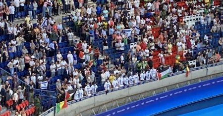 Imnul <span style='background:#EDF514'>ISRAELUL</span>ui a fost fluierat pe Parc des Princes. Sportivii israelieni vor fi paziti de Mossad la ceremonia de deschidere a Jocurilor Olimpice VIDEO