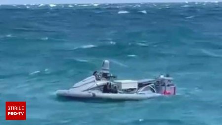 Un jetski militar, plin cu explozibili, care plutea in deriva in Marea Neagra, gasit aproape de Istanbul. Nu este al Rusiei