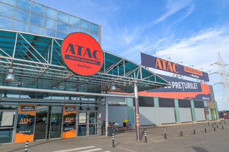 Auchan a inaugurat un nou magazin ATAC Hiper <span style='background:#EDF514'>DISCOUNT</span>. 100 noi locuri de munca