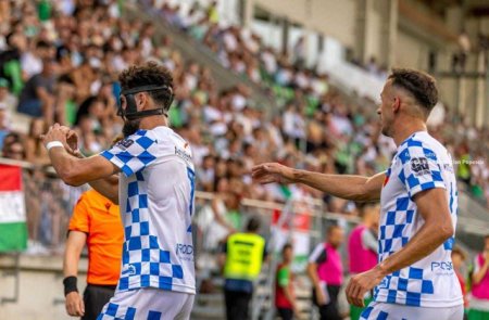 Corvinul <span style='background:#EDF514'>HUNEDOARA</span> a remizat pe teren propriu cu Rijeka, in preliminariile Europa League