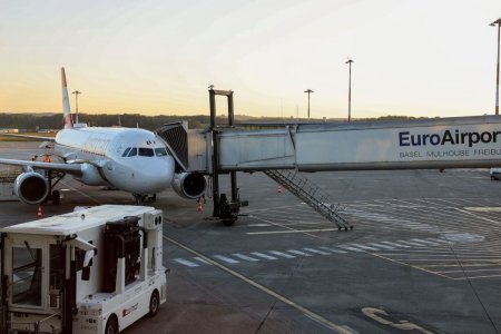 <span style='background:#EDF514'>AEROPORTU</span>l Basel-Mulhouse, din estul Frantei, a fost evacuat din motive de securitate