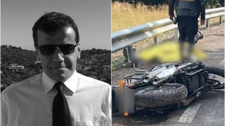 Un om de afaceri apropiat de Donald Trump a murit in Maramures, pe motocic<span style='background:#EDF514'>LETA</span>. O camera de bord l-a surprins inainte de impactul fatal