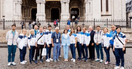 Presedintele Maia Sandu, printre cei peste 100 de <span style='background:#EDF514'>LIDER</span>i la deschiderea Jocurilor Olimpice de la Paris VIDEO