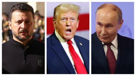 <span style='background:#EDF514'>DECLARATII</span>le lui Trump despre Rusia l-au incantat pe Putin. Cum l-a pus la punct fostul lider al SUA pe Zelenski