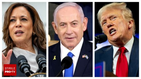 Kamala Harris si Donald Trump <span style='background:#EDF514'>SUNT</span> de acord in privinta razboiului din Fasia Gaza. Mesaje transante pentru Netanyahu