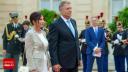 Klaus Iohannis, la receptia gazduita de presedintele Emmanuel Macron. Ce tinuta a purtat Prima Doamna