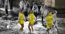 Dansand in ploaie la Jocurile Olimpice. Cum s-au distrat sportivii romani la festivitatea de deschidere GALERIE FOTO