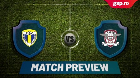 MATCH PREVIEW » Petrolul Ploiesti vs. Rapid Bucuresti, in etapa a 3-a a Superligii